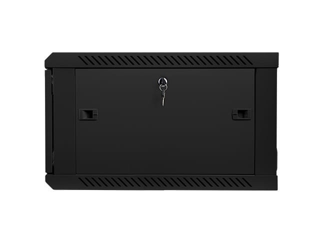 Lanberg Szafa instalacyjna wisząca 19'' 6U 600X600mm czarna (drzwi       szklane)