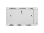 Lanberg Szafa instalacyjna wisząca 19'' 6U 600X600mm szara (drzwi        szklane)