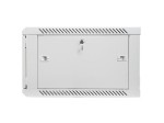 Lanberg Szafa instalacyjna wisząca 19'' 6U 600X600mm szara (drzwi        szklane)