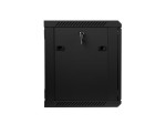 Lanberg Szafa instalacyjna wisząca 19'' 9U 600X450mm czarna (drzwi       szklane)