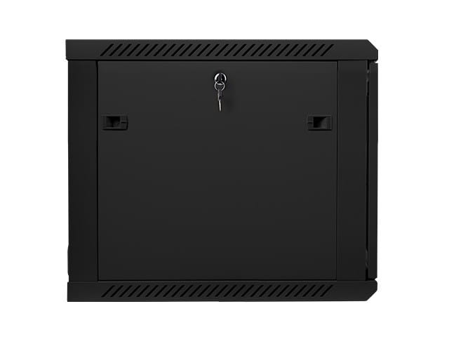 Lanberg Szafa instalacyjna wisząca 19'' 9U 600X600mm czarna (drzwi       szklane)