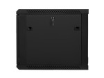 Lanberg Szafa instalacyjna wisząca 19'' 9U 600X600mm czarna (drzwi       szklane)