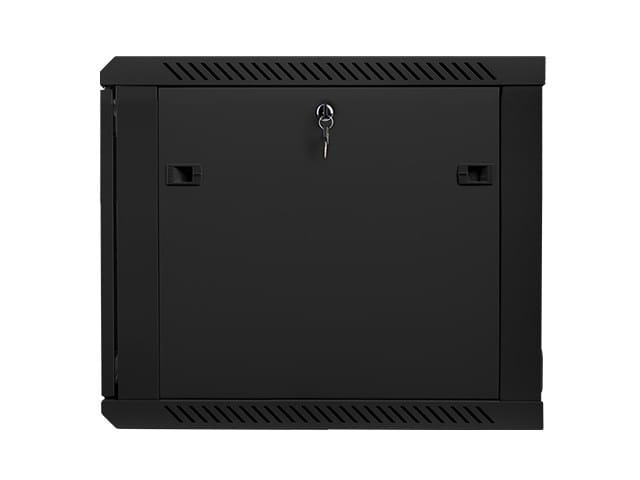 Lanberg Szafa instalacyjna wisząca 19'' 9U 600X600mm czarna (drzwi       szklane)