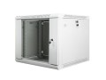 Lanberg Szafa instalacyjna wisząca 19 cali 9U 600X600mm szara (drzwi szklane)