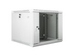 Lanberg Szafa instalacyjna wisząca 19'' 9U 600X600mm szara (drzwi        szklane)