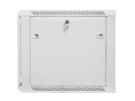 Lanberg Szafa instalacyjna wisząca 19'' 9U 600X600mm szara (drzwi        szklane)