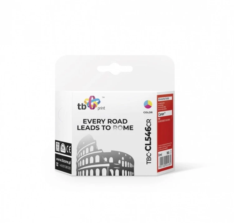 TB Print Tusz TB do Canon PIXMA iP2850/MG2950/2550/2450/MX495 TBC-CL546CR ref.