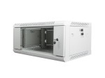 Lanberg Szafa instalacyjna wisząca 19'' 4U 600X450mm szara (drzwi        szklane)