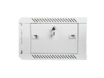 Lanberg Szafa instalacyjna wisząca 19'' 4U 600X450mm szara (drzwi        szklane)