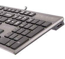 A4 Tech Klawiatura KV-300H Grey USB