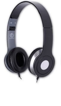 Rebeltec Stereofoniczne słuchawki z mikrofonem CITY BLACK