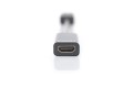 Digitus Kabel adapter Displayport z zatrzaskiem 1080p 60Hz FHD Typ DP/HDMI A M/Ż czarny 0,15m
