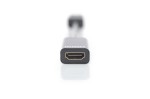 Digitus Kabel adapter Displayport z zatrzaskiem 1080p 60Hz FHD Typ DP/HDMI A M/Ż czarny 0,15m
