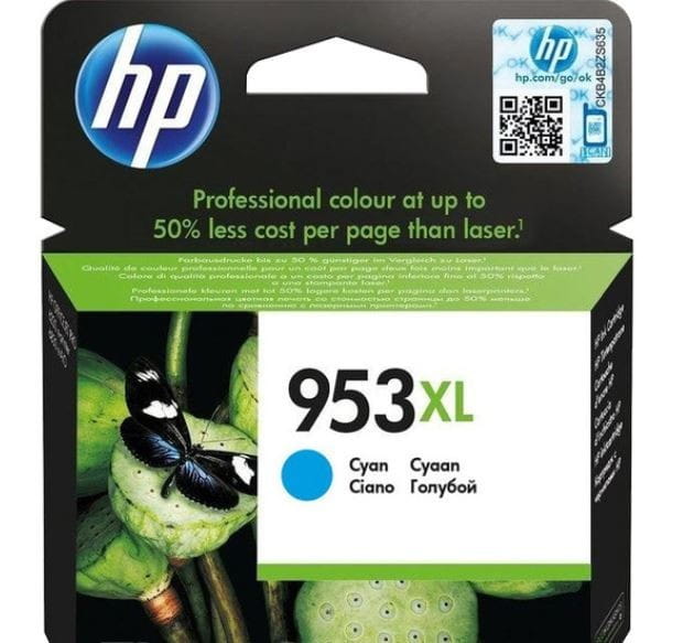 HP Inc. Tusz nr 953XL Cyan F6U16AE