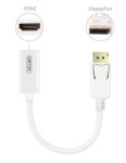 Unitek Adapter DisplayPort - HDMI 4K; Y-6332 BIAŁY