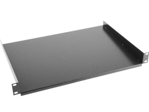 Lanberg Półka do szaf 19'' 450/600/800/1000mm 1U 483x315mm black