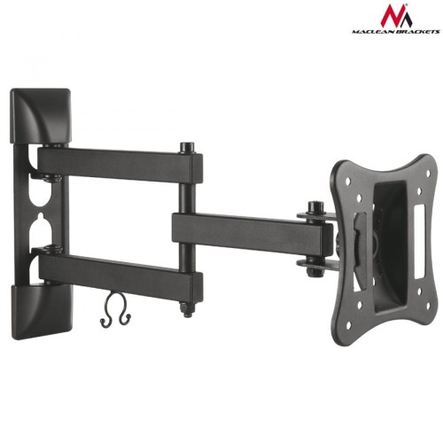 Maclean Uchwyt do telewizora  lub  monitora 13-27" 15 kg uniwersalny MC-719 czarny max vesa 100x100