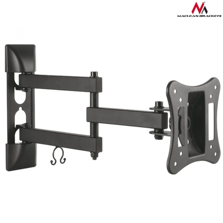 Maclean Uchwyt do telewizora  lub  monitora 13-27" 15 kg uniwersalny MC-719 czarny max vesa 100x100