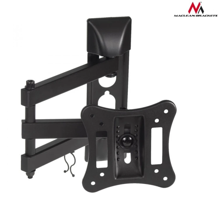 Maclean Uchwyt do telewizora  lub  monitora 13-27" 15 kg uniwersalny MC-719 czarny max vesa 100x100