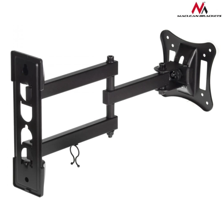 Maclean Uchwyt do telewizora  lub  monitora 13-27" 15 kg uniwersalny MC-719 czarny max vesa 100x100