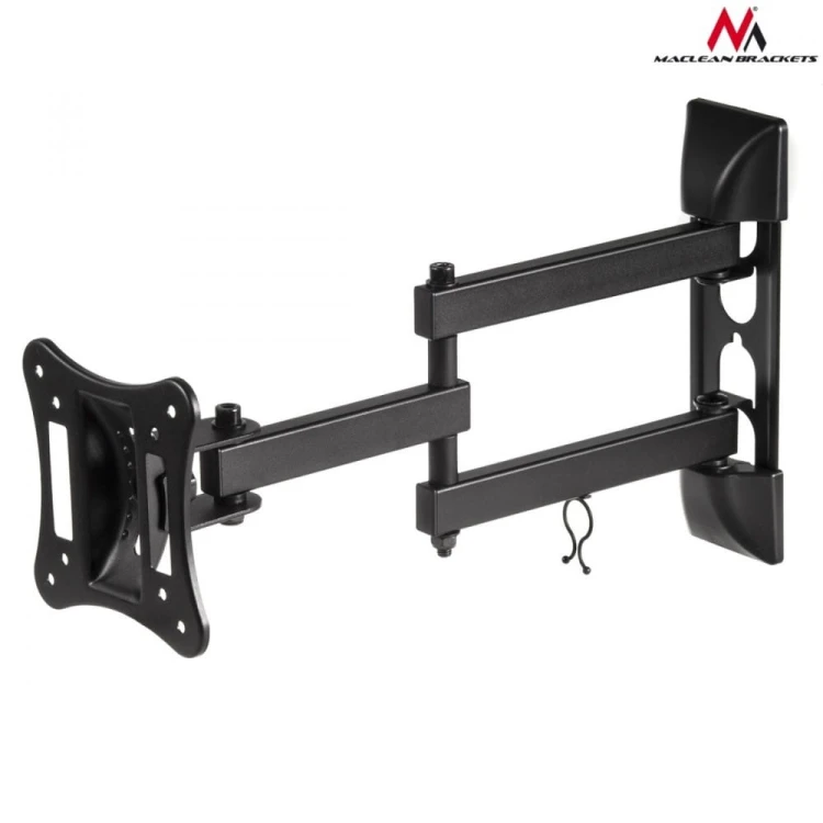 Maclean Uchwyt do telewizora  lub  monitora 13-27" 15 kg uniwersalny MC-719 czarny max vesa 100x100