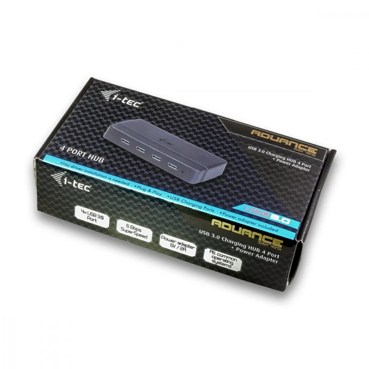 i-tec USB 3.0 Charging HUB 4 port z zasilaczem