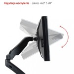 ART Uchwyt biurkowy na sprężynie gazowej do 1 monitora LCD/LED 13-27"            L-11GD