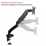 ART Uchwyt biurkowy na sprężynie gazowej do 1 monitora LCD/LED 13-27"            L-11GD