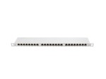 Lanberg Patch Panel 24 Port 0.5U Kat.6 szary ekranowany