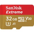 SanDisk Karta pamięci Extreme microSDHC 32GB 100/60 MB/s A1 V30 GoPro