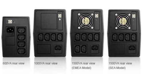 DELTA ELECTRONICS VX1000 1000VA/600W Line Interactive  USB UPA102V210035