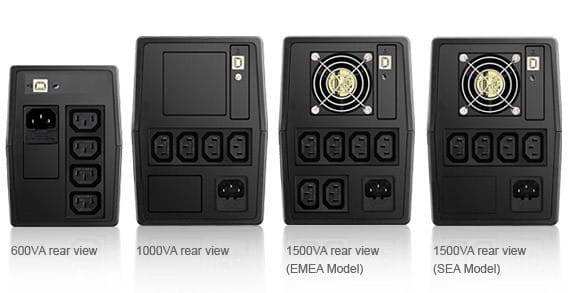 DELTA ELECTRONICS VX1000 1000VA/600W Line Interactive  USB UPA102V210035