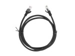 Lanberg PATCHCORD KAT.6 1.5M CZARNY FLUKE PASSED LANBERG