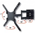 Techly Uchwyt ścienny LCD/LED 23-55cali podwójne ramię, 45kg, czarny