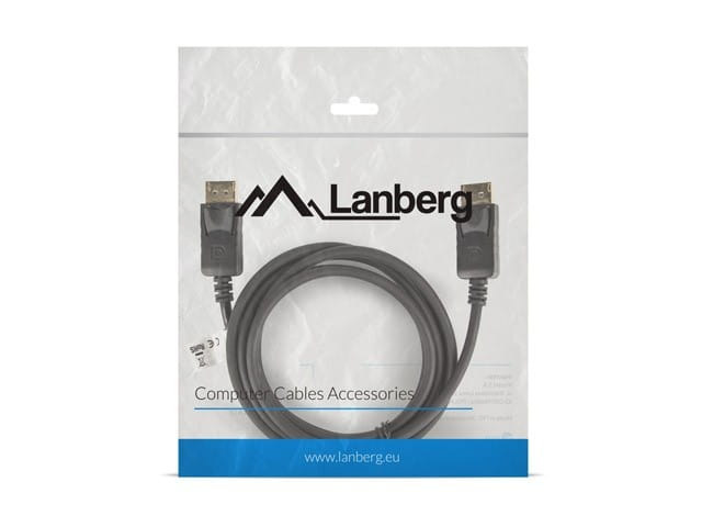 Lanberg Kabel DisplayPort M/M 4K 1.8M czarny