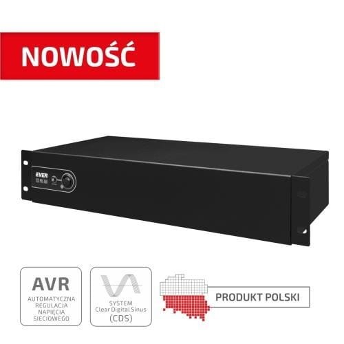 EVER UPS  ECO Pro 1000 AVR CDS 19" 2U