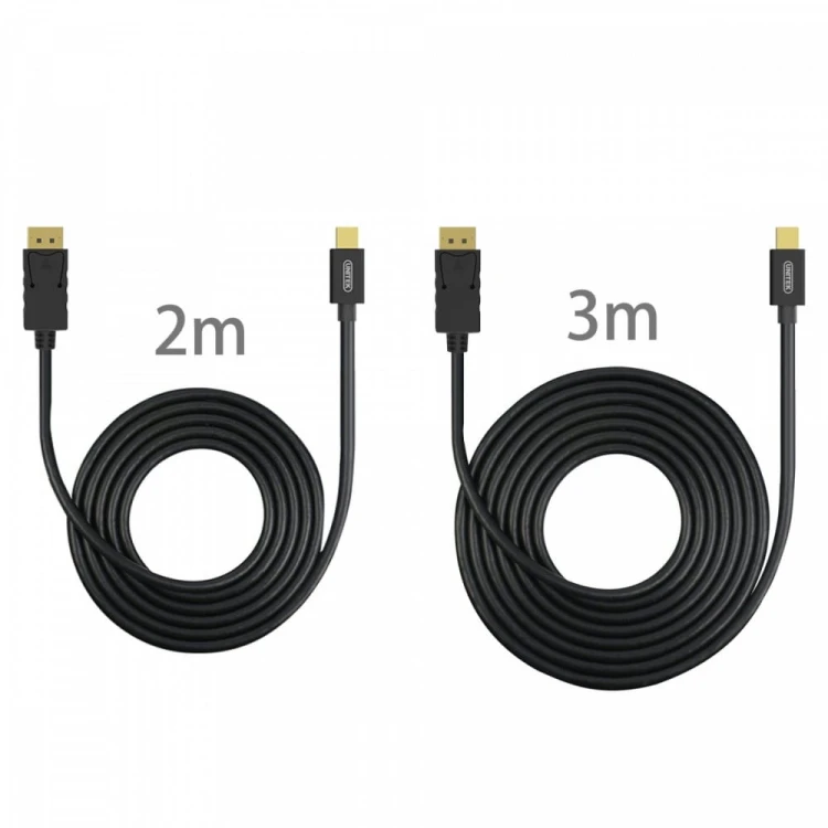Unitek Kabel miniDisplayPort/DisplayPort M/M 2m;Y-C611BK