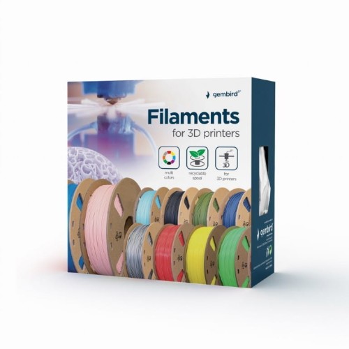Gembird Filament drukarki 3D PLA/1.75mm/1kg/niebieski