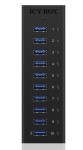 IcyBox IB-AC6110 Aktywny 10-portowy Hub