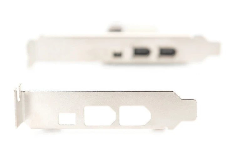 Digitus Karta (Kontroler) Firewire (400) PCI Exp., 2xZew. 1xZew.(Mini) IEEE1394a 6pin+Mini,Low Profile,VT6308P