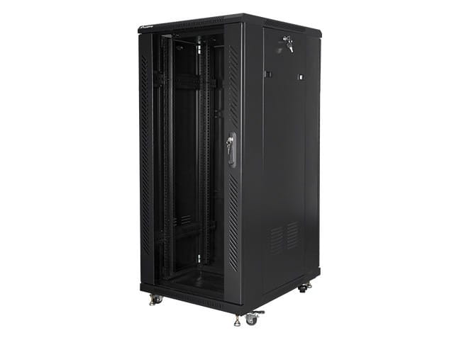 Lanberg Szafa stojąca Rack 19'' 27U 600x800mm czarna