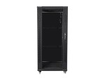 Lanberg Szafa stojąca Rack 19'' 27U 600x800mm czarna