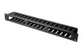 Digitus Organizer kablowy, dukt 19'' 1U, W/40xG/70, czarny (RAL 9005)