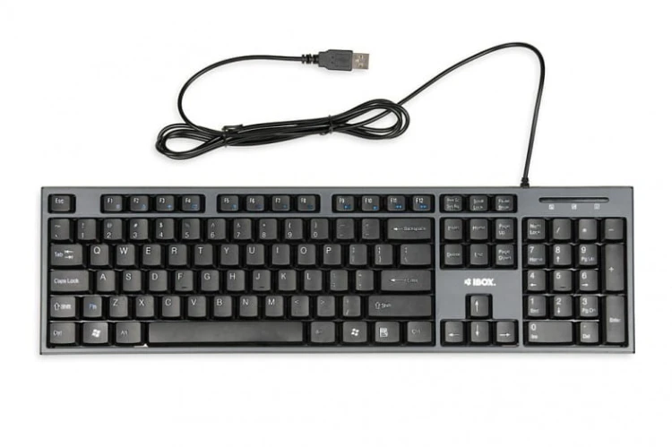 iBOX Zestaw klawiatura + mysz IBOX IKMS606 (USB 2.0; (US); czarna, optyczna; 800 DPI)