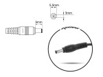 Mitsu ładowarka/zasilacz 19v 3.16a (5.5x3.0 pin) - samsung 60W