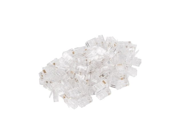 Lanberg Wtyk sieciowy RJ45 8P8C kat.5E UTP (100szt) do linki i do drutu
