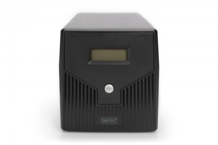 Digitus Zasilacz awaryjny UPS Line-Ineractive LCD, 2000VA/1200W, 2x12V/9Ah, AVR, 4xSCHUKO, USB, RS232, RJ45