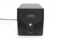 Digitus Zasilacz awaryjny UPS Line-Ineractive LCD, 2000VA/1200W, 2x12V/9Ah, AVR, 4xSCHUKO, USB, RS232, RJ45
