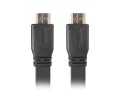 Lanberg Kabel HDMI-HDMI M/M v2.0 5m czarny płaski