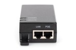 Digitus Zasilacz/Adapter PoE 802.3af, max. 48V 15.4W Gigabit 10/100/1000Mbps, aktywny